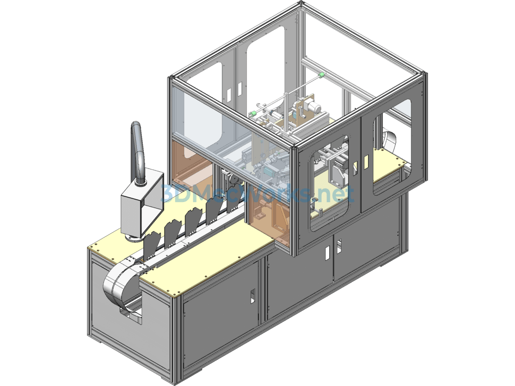 N95 Folding Mask Ear Loop Welding Machine 3d + Engineering Drawings + Full Bom N95 Ear Loop Welding Machine - SolidWorks - Free Download N95 Folding Mask Ear Loop Welding Machine 3d + Engineering Drawings + Full Bom N95 Ear Loop Welding Machine - Image 2