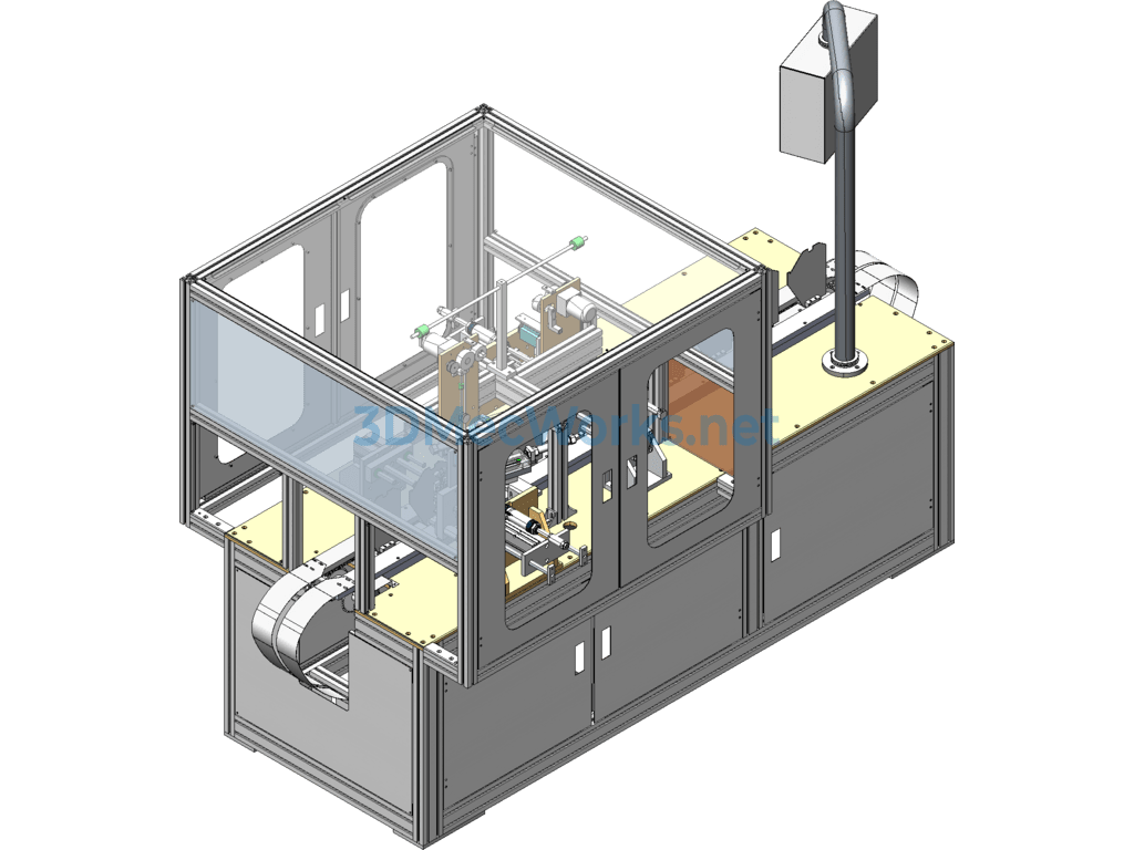 N95 Folding Mask Ear Loop Welding Machine 3d + Engineering Drawings + Full Bom N95 Ear Loop Welding Machine - SolidWorks - Free Download N95 Folding Mask Ear Loop Welding Machine 3d + Engineering Drawings + Full Bom N95 Ear Loop Welding Machine - Image 4