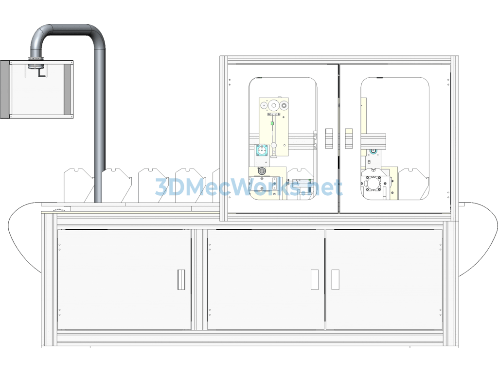 N95 Folding Mask Ear Loop Welding Machine 3d + Engineering Drawings + Full Bom N95 Ear Loop Welding Machine - SolidWorks - Free Download N95 Folding Mask Ear Loop Welding Machine 3d + Engineering Drawings + Full Bom N95 Ear Loop Welding Machine - Image 5