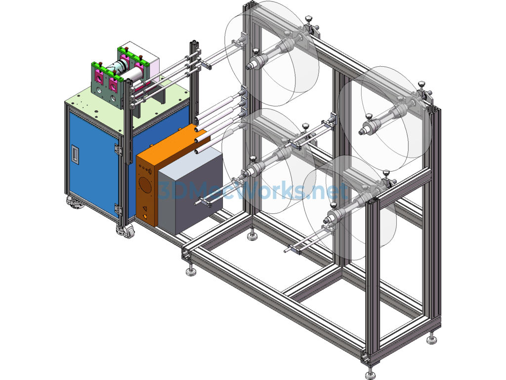 New N95 Semi-Automatic Mask Making Machine 3d Original File + Engineering Drawings + Bom - SolidWorks AutoCAD-ZWCAD - Free Download New N95 Semi-Automatic Mask Making Machine 3d Original File + Engineering Drawings + Bom