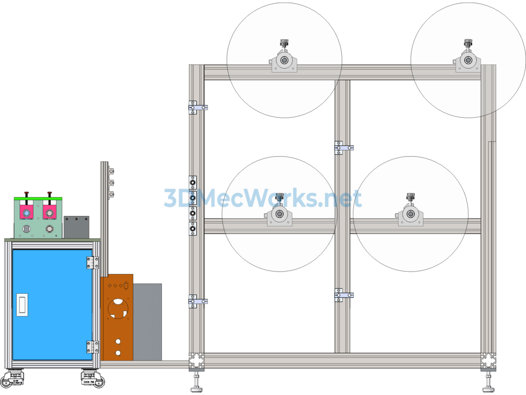New N95 Semi-Automatic Mask Making Machine 3d Original File + Engineering Drawings + Bom - SolidWorks AutoCAD-ZWCAD - Free Download New N95 Semi-Automatic Mask Making Machine 3d Original File + Engineering Drawings + Bom - Image 5