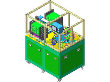 Y Capacitor Coil Dispensing Machine - SolidWorks - Free Download