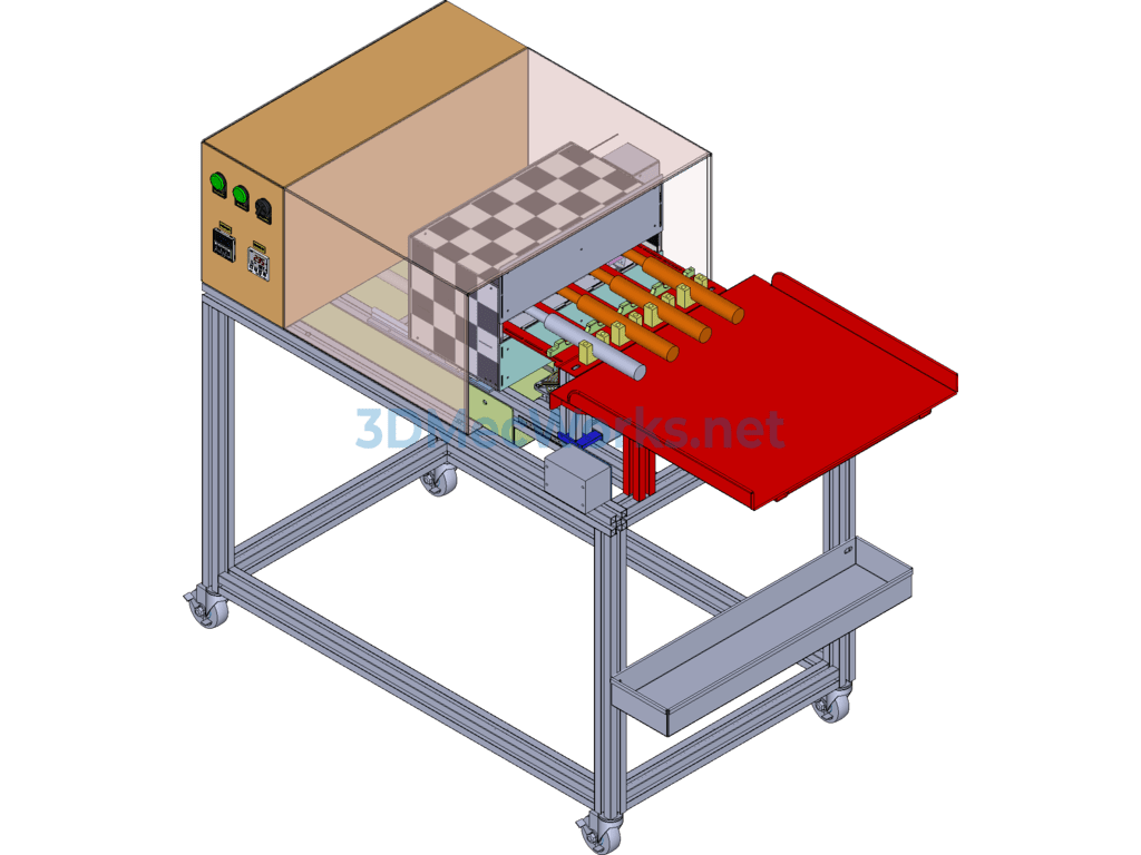 Heat Shrink Tube Baking Machine (includes Complete Bom List of Produced Equipment) - SolidWorks - Free Download Heat Shrink Tube Baking Machine (includes Complete Bom List of Produced Equipment)