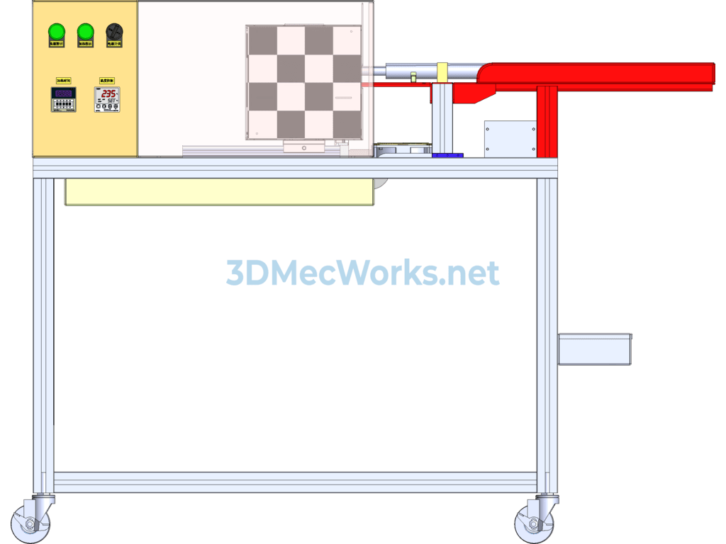 Heat Shrink Tube Baking Machine (includes Complete Bom List of Produced Equipment) - SolidWorks - Free Download Heat Shrink Tube Baking Machine (includes Complete Bom List of Produced Equipment) - Image 5