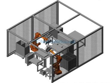 Wood Board Assembling Machine - SolidWorks - Free Download