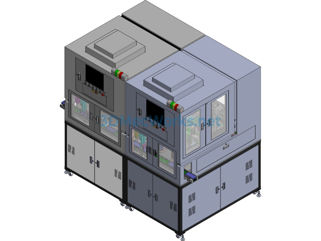 Labeling and Box Sealing Equipment - SolidWorks - Free Download Labeling and Box Sealing Equipment