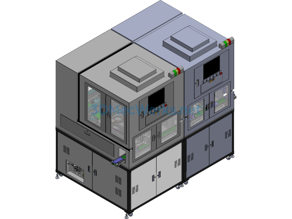 Labeling and Box Sealing Equipment - SolidWorks - Free Download Labeling and Box Sealing Equipment - Image 2