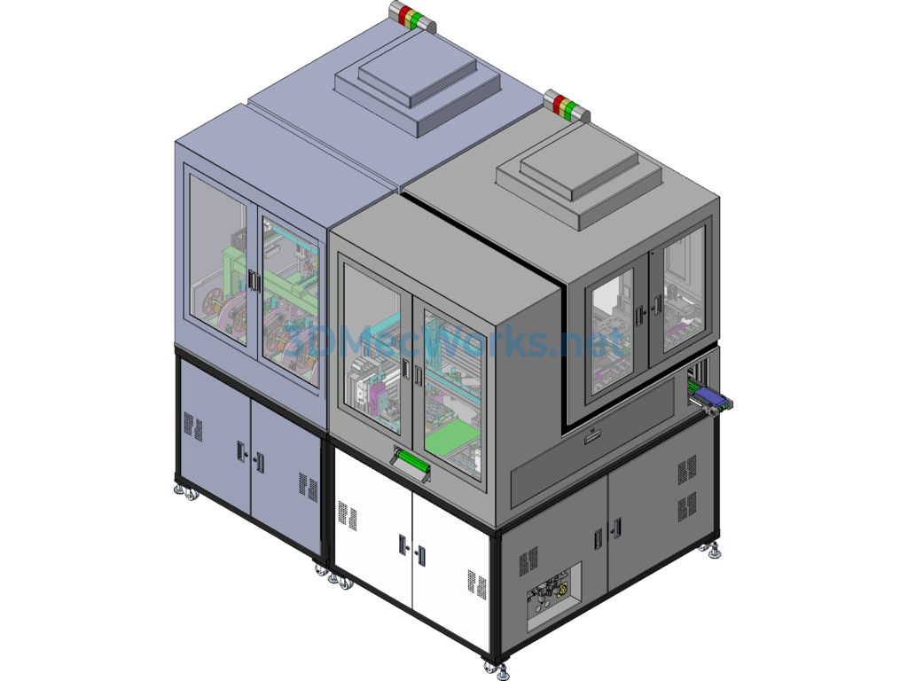 Labeling and Box Sealing Equipment - SolidWorks - Free Download Labeling and Box Sealing Equipment - Image 3