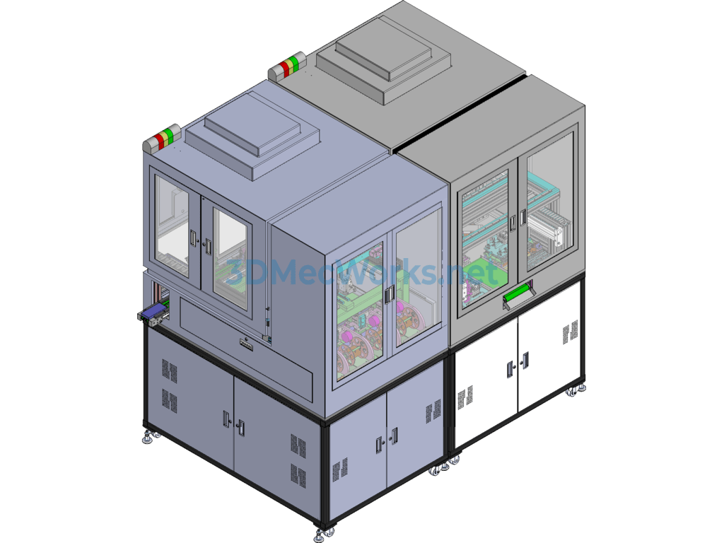 Labeling and Box Sealing Equipment - SolidWorks - Free Download Labeling and Box Sealing Equipment - Image 4