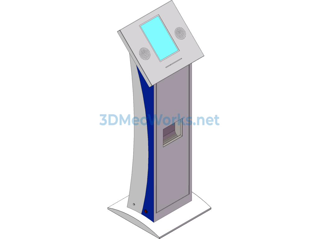 Vertical Lottery Machine - SolidWorks - Free Download Vertical Lottery Machine - Image 2