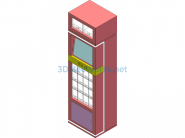 Lipstick Vending Machine - SolidWorks - Free Download