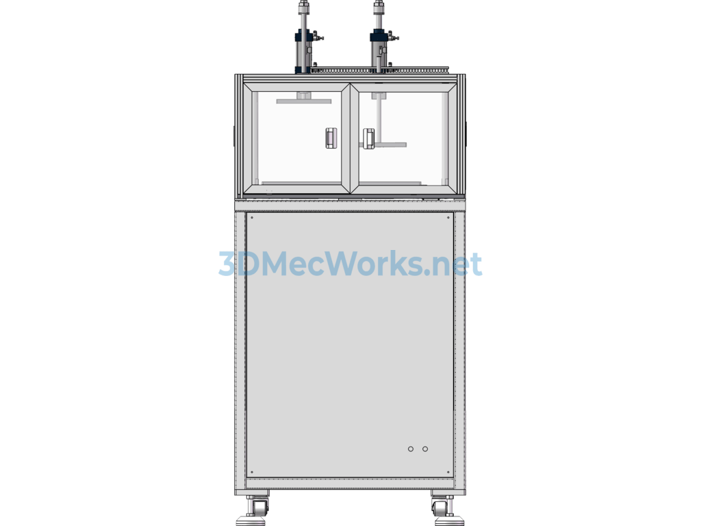 Water Gate Punching Auxiliary Equipment - SolidWorks - Free Download Water Gate Punching Auxiliary Equipment - Image 5