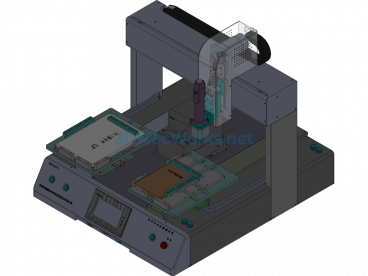 Automatic Screw Locking Machine (3D Models + Machining Drawings + Engineering Drawings + BOM List) - SolidWorks - Free Download