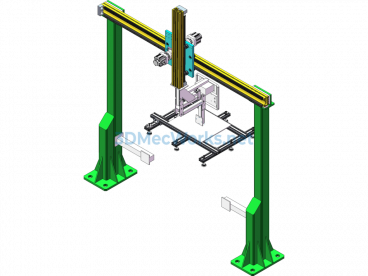 Weighing Gantry Robot - SolidWorks - Free Download