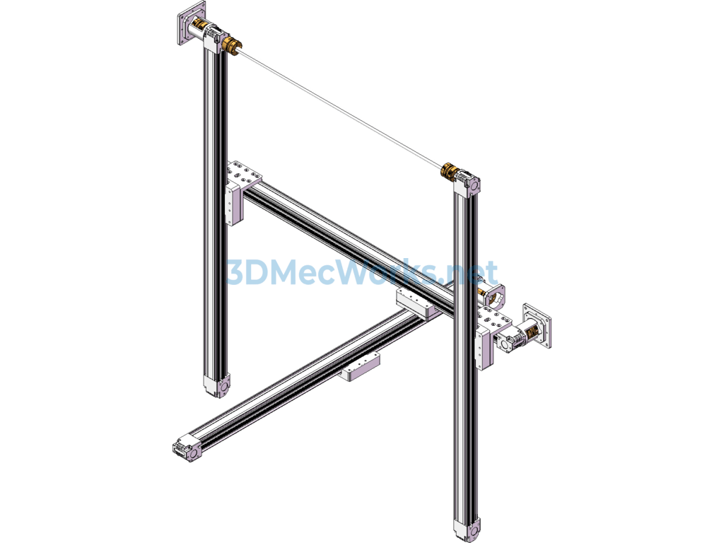 Material Warehouse, Vertical Storage Warehouse for Products - SolidWorks - Free Download Material Warehouse, Vertical Storage Warehouse for Products - Image 3