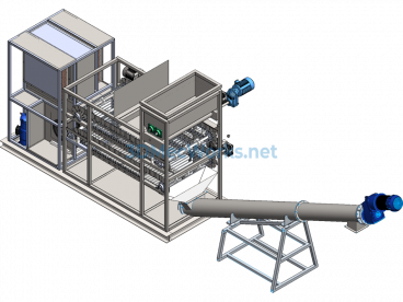 Skid-Mounted Heat Pump Sludge Drying Integrated Machine 3D+CAD - SolidWorks  AutoCAD-ZWCAD - Free Download