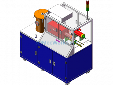 Automatic Vacuum Coating Machine - SolidWorks - Free Download