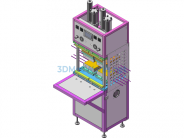 3D CAD Model + Engineering Drawings + BOM List For Lithium Battery Electrode Hot Press Machine - SolidWorks - Free Download