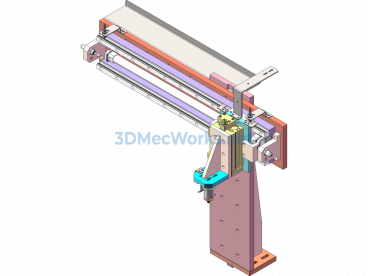 Thin Gasket Picking And Transplanting Mechanism - SolidWorks - Free Download