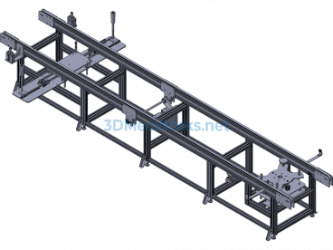 Windshield Glass Conveyor Line + Centering Mechanism - Exported - Free Download