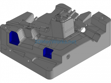 Automobile MFA2 Handle Frame High-Configuration Mold Complete Drawings - UG(NX) - Free Download