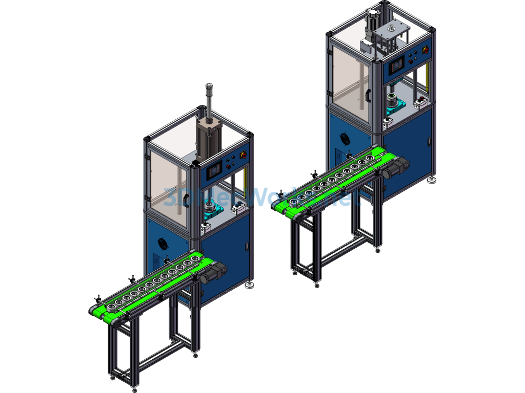Pg Encapsulated Motor Press-Fitting Line - SolidWorks - Free Download Pg Encapsulated Motor Press-Fitting Line - Image 2