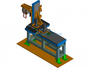 Automobile Industry - Automatic Resistance Welder For Car Frames - UG(NX) - Free Download