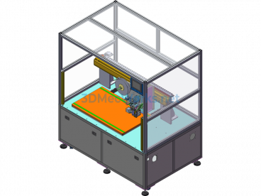 Three-Axis Tape Application Equipment - SolidWorks - Free Download
