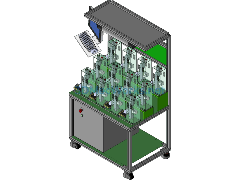 Automatic Control Force Mouse Wheel Testing Aging Equipment - SolidWorks - Free Download Automatic Control Force Mouse Wheel Testing Aging Equipment