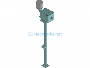 Oil Mist Collector 750W Mechanical CNC Oil Mist Separator - SolidWorks - Free Download