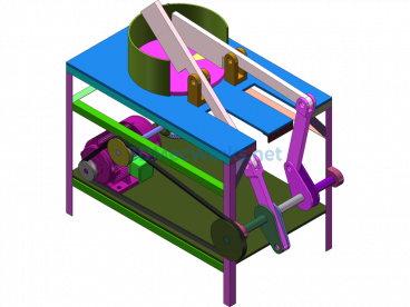 Electric Meat Tenderizer Machine - SolidWorks - Free Download