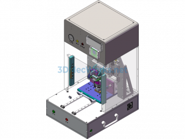 Battery Foam Automatic Pressing Machine (Manufactured) - SolidWorks - Free Download