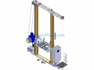 Gantry-Type Double-Column Stacker - SolidWorks - Free Download