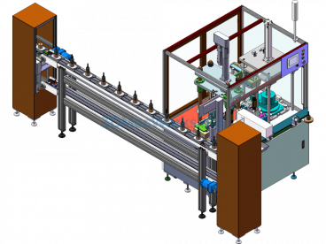 Valve Body Inlet Press-Fitting Equipment (Manufactured Equipment) - SolidWorks - Free Download