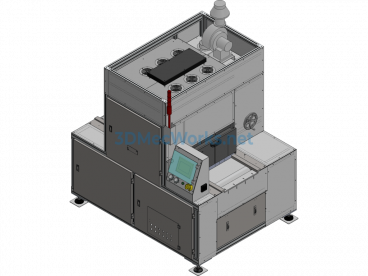 Automated Circuit Board UV Curing Machine - SolidWorks - Free Download