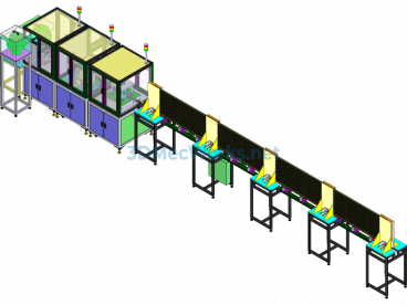 Profile Cutting And Clamping Fastener Assembly Line Equipment (Including PPT) - SolidWorks - Free Download