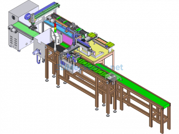 Automatic Test Feed Conveyor Equipment (Including DFM) - SolidWorks - Free Download