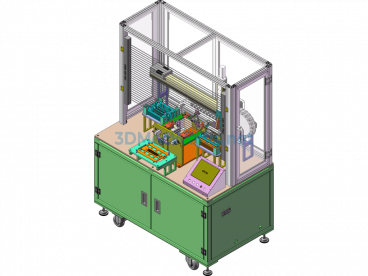 Mass-Produced Equipment: Semi-Automatic Carrier Flip Machine (Including Detailed DFM Instructions) - SolidWorks - Free Download