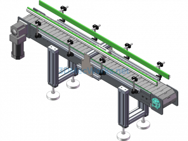 Chain Plate Conveyor 3D - SolidWorks - Free Download