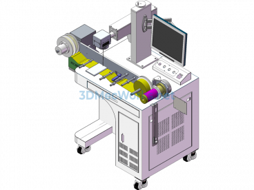Automatic Coil Feeding Laser Marking (Including DFM) - SolidWorks - Free Download