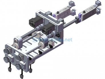 Rotating And Telescopic Electromagnetic Gripper - SolidWorks - Free Download