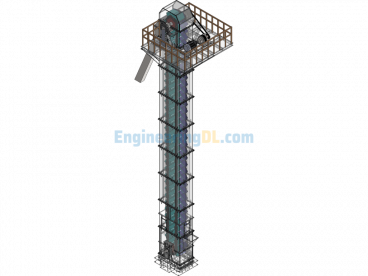 Bucket Elevator - SolidWorks - Free Download
