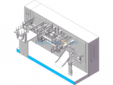 Bag-Given Horizontal Automatic Packaging Machine - SolidWorks - Free Download