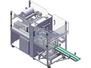 Carton Six-Sided Lamination Machine Laminator - SolidWorks - Free Download