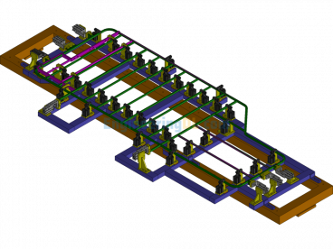 3D Welding Fixture For Livestock Pen - UG(NX) - Free Download