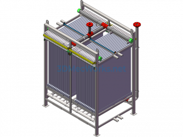 Membrane Bioreactor MBR Membrane Module - SolidWorks - Free Download