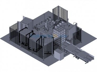 Yarn Cone Robot Automatic Palletizer - Exported - Free Download