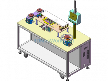 Semi-Automatic Wrapping Machine (Already In Stable Production Operation) - SolidWorks - Free Download