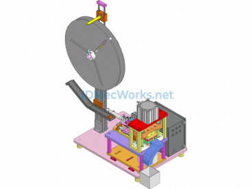 Automatic Cutting Machine (Includes Stable Production Equipment With DFM/BOM) - SolidWorks - Free Download
