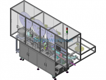 Produced Pin Insertion Machine (Including DFM/BOM) - SolidWorks - Free Download